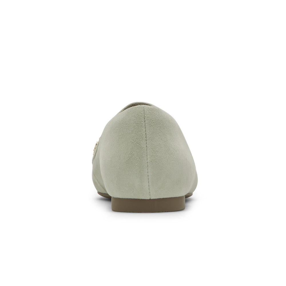 Rockport Loafers Dam Olivgröna - Total Motion Laylani Studded - RUHJN9364